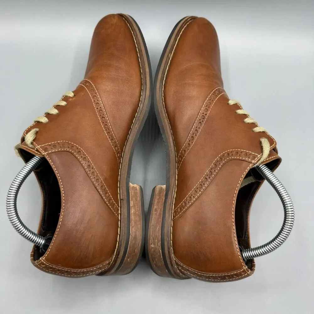 Cole Haan Drake Leather Oxfords Shoes Men's Brown Size 10 M